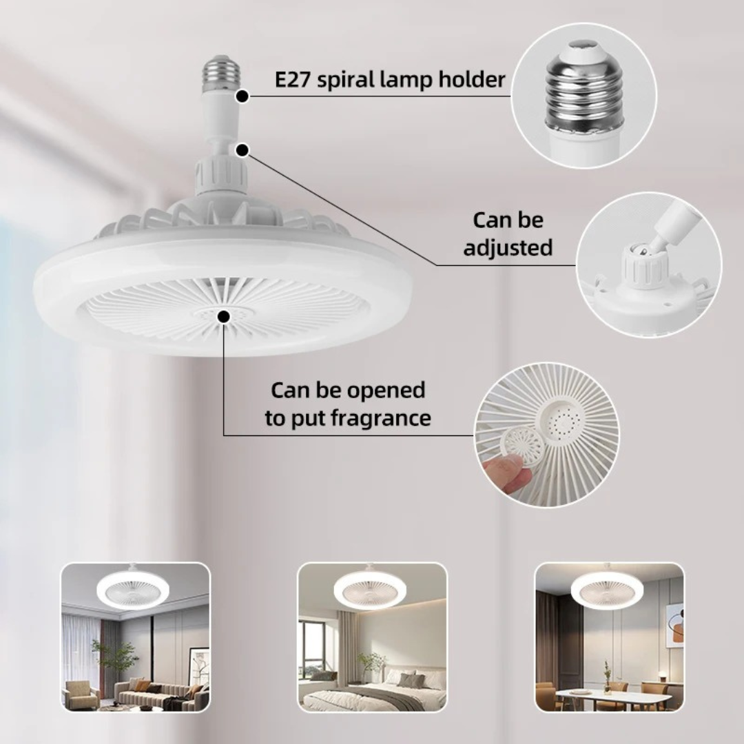 AromaLight Breeze™ | Lámpara-Abanico con Aromaterapia