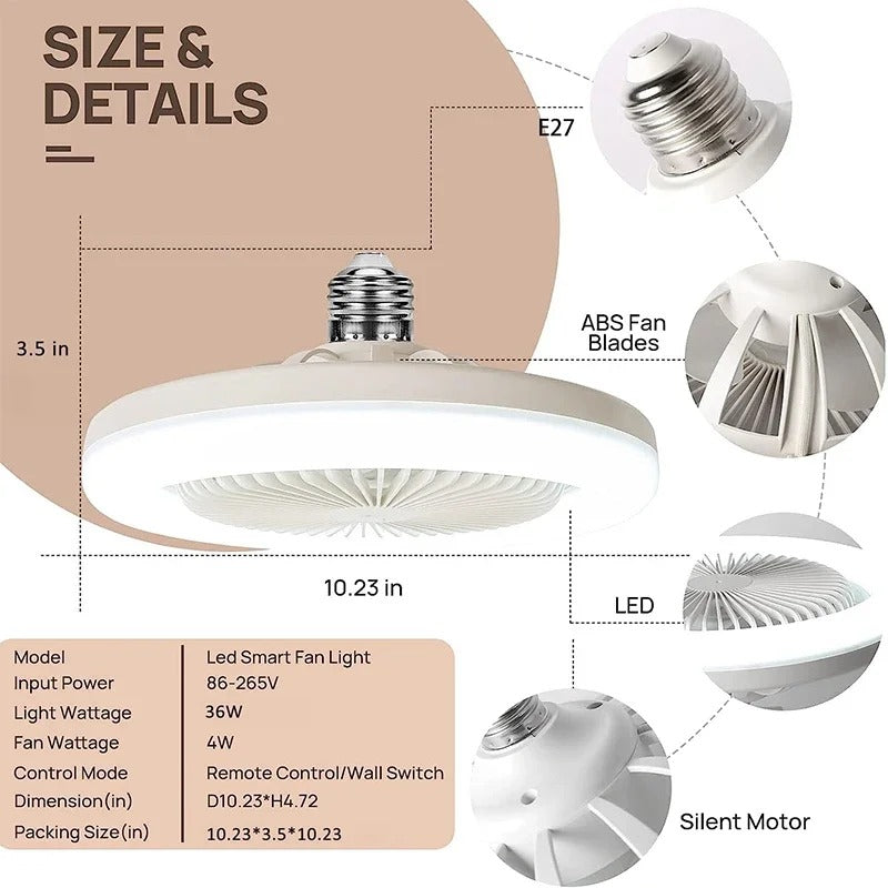 AromaLight Breeze™ | Lámpara-Abanico con Aromaterapia