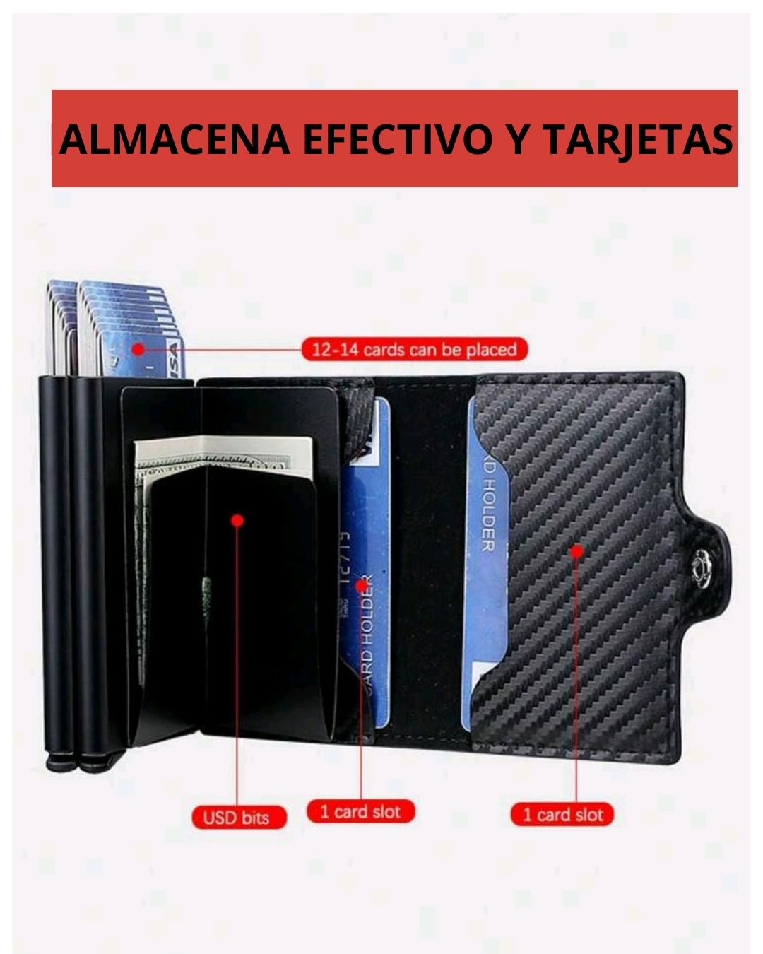 Magic Wallet | Billetera Inteligente con Bloqueo RFID