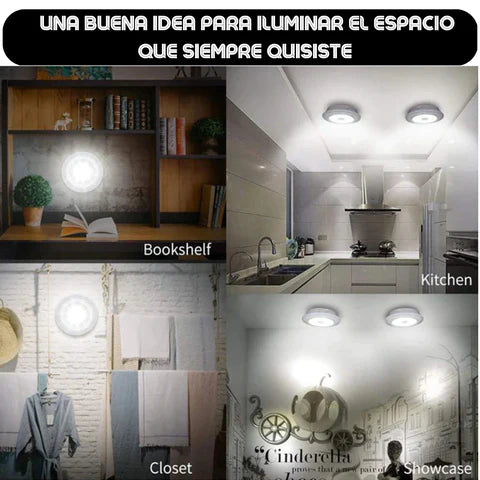 Trío Luminoso | Luces LED de Emergencia con Control Inalámbrico